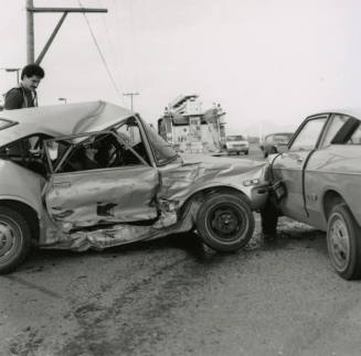 Scene of Collision of Two Double-Door Vehicles