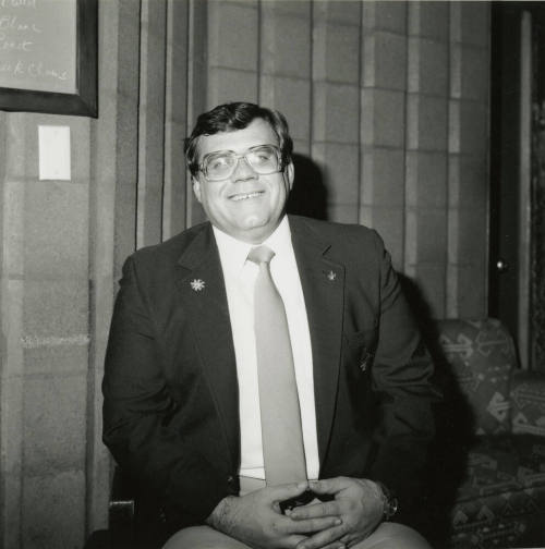 Unidentified man with a Tempe Diablos Blazer