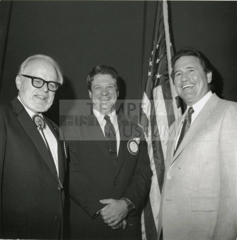 Man of Year - Rotary Honors Builder, Tempe Daily News, February 28, 1985