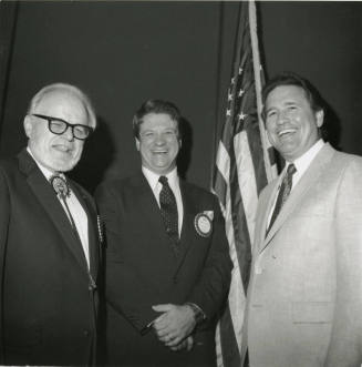 Man of Year - Rotary Honors Builder, Tempe Daily News, February 28, 1985