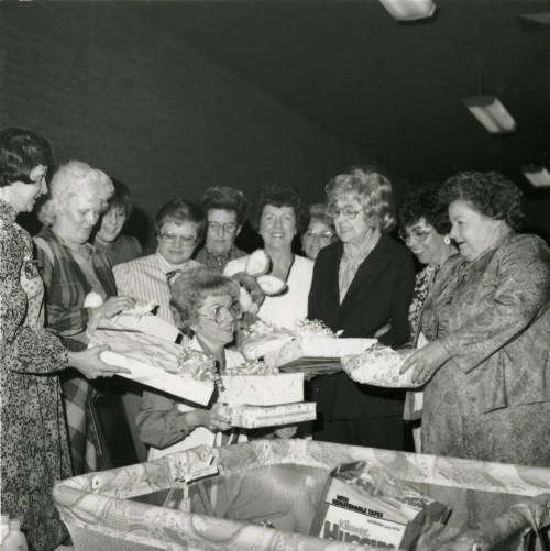 Showered with gifts, Tempe Daily News, March 2, 1985