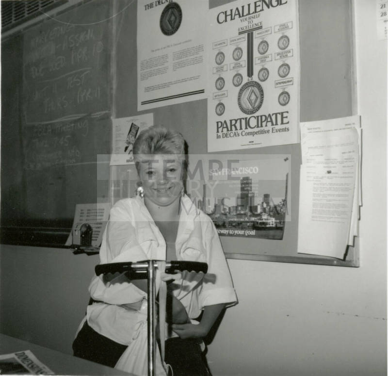 Handicapped student a champ - Tempe Daily News - April 9, 1985 - (1 of 2)