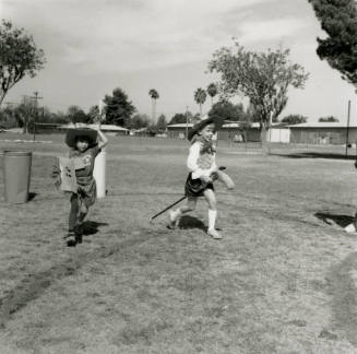 Unidentified Kids Horsing Around