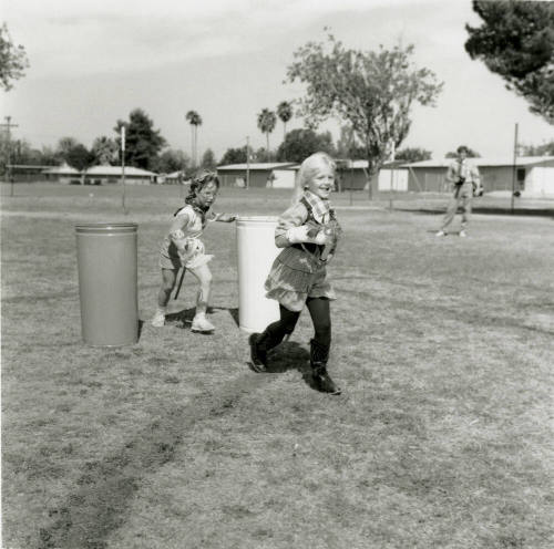 Unidentified Kids Horsing Around
