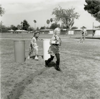 Unidentified Kids Horsing Around