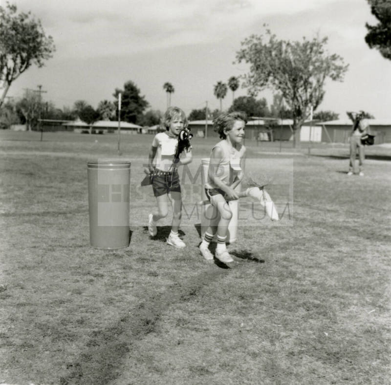 Unidentified Kids Horsing Around