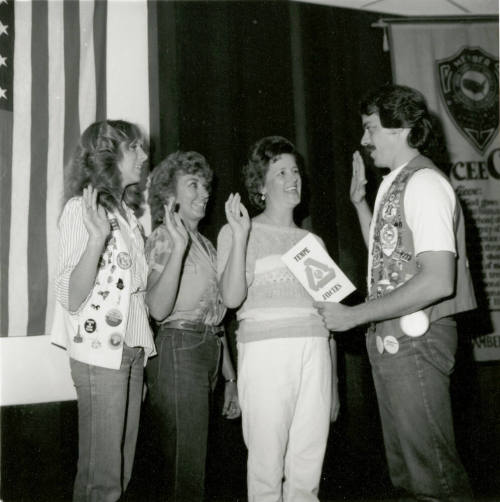 "Jaycees get first reluctant women members" - Tempe Daily News - April 26, 1985
