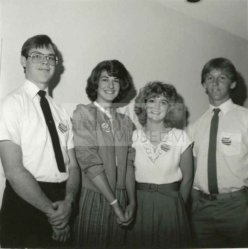 Unidentified Group of Tempe Badge Wearers - (2 of 9)