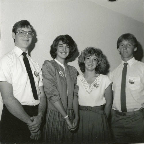 Unidentified Group of Tempe Badge Wearers - (2 of 9)