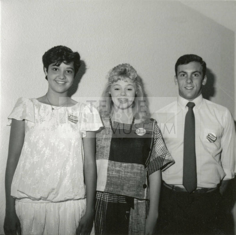 Unidentified Group of Tempe Badge Wearers - (3 of