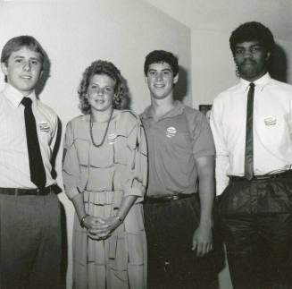 Unidentified Group of Tempe Badge Wearers - (4 of