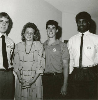 Unidentified Group of Tempe Badge Wearers - (5 of
