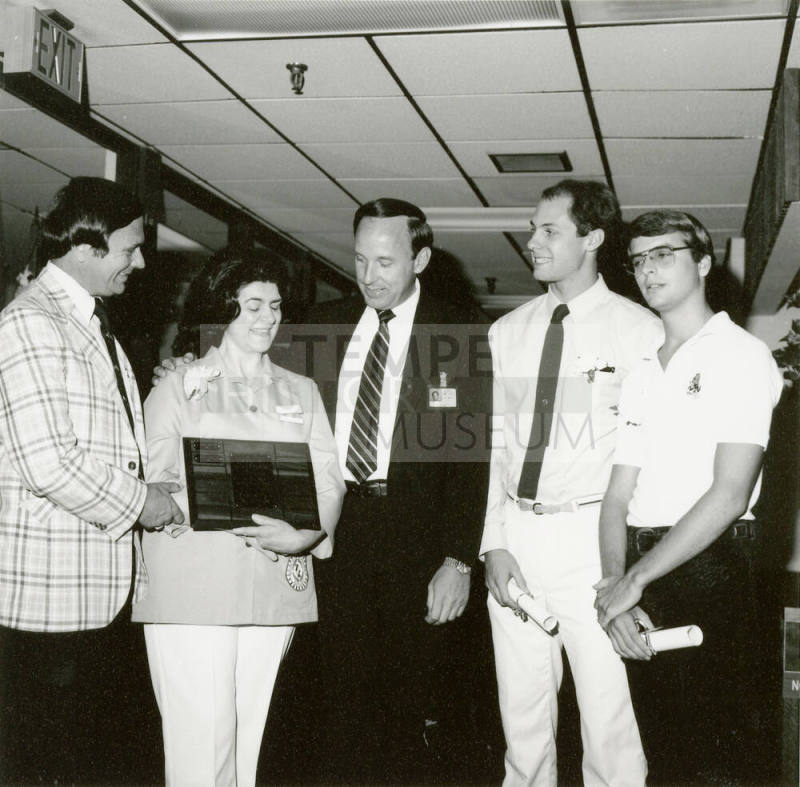 "Hospital honors group of special volunteers" - Tempe Daily News - May 1, 1985