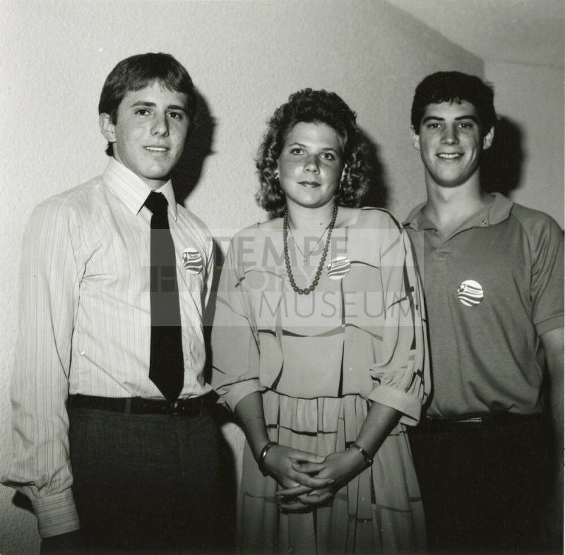 Unidentified Group of Tempe Badge Wearers - (6 of 9)