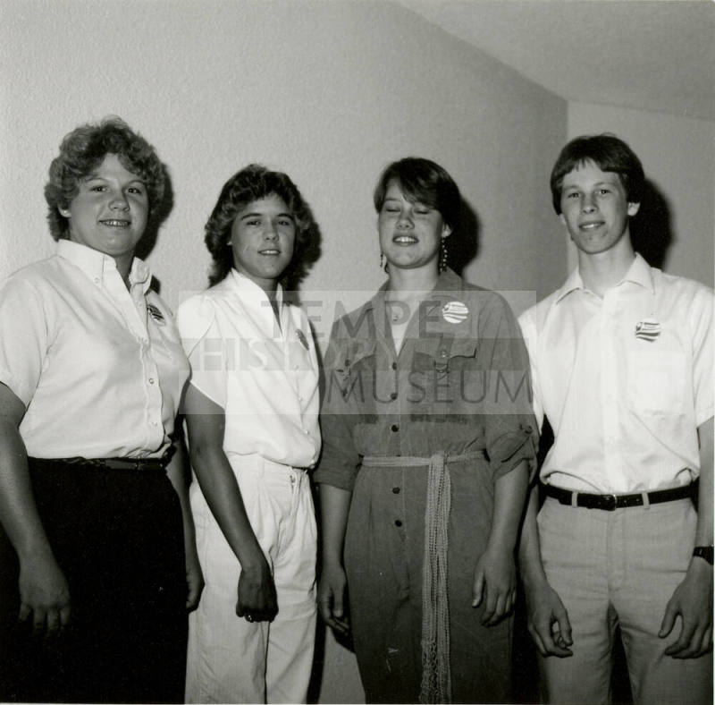 Unidentified Group of Tempe Badge Wearers - (7 of 9)