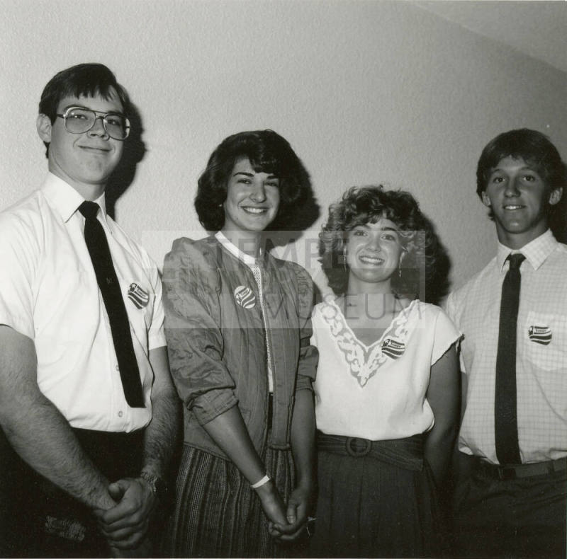 Unidentified Group of Tempe Badge Wearers - (8 of 9)