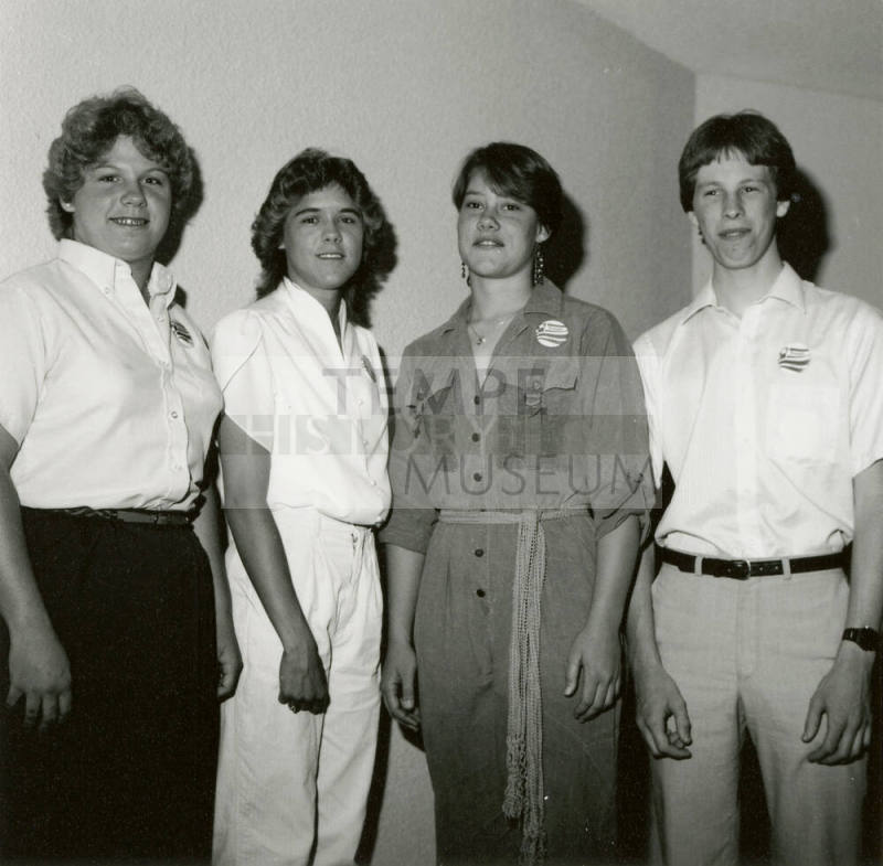Unidentified Group of Tempe Badge Wearers - (9 of 9)