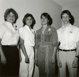 Unidentified Group of Tempe Badge Wearers - (9 of 9)