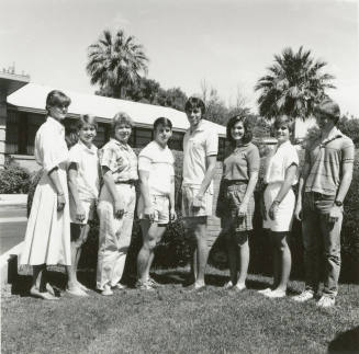 Group of people standing outside