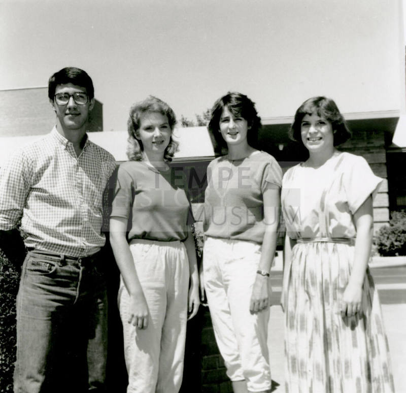 Tempe High Schhol speakers. - Tempe Daily News, May 29 1985