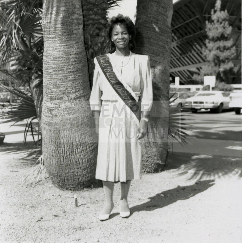 Tempean is Miss Black Arizona.  - Tempe Daily News, June 17 1985