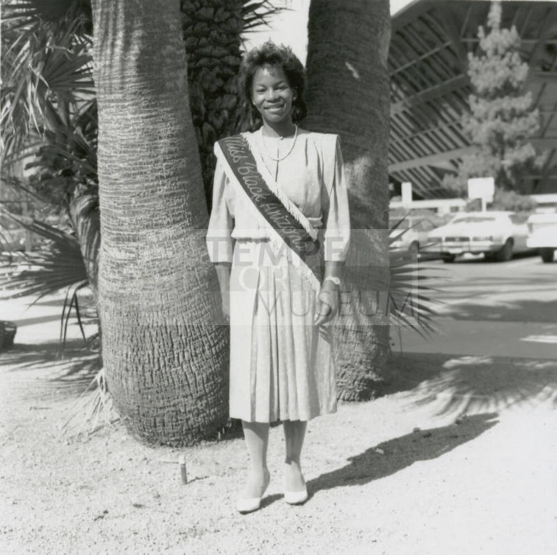 Tempean is Miss Black Arizona.  - Tempe Daily News, June 17 1985