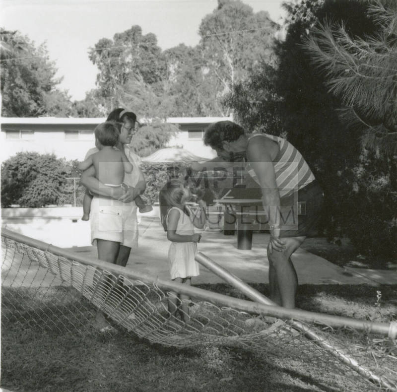 Poolcrashers: Manager seeks to stop unwanted guests, from Tempe Daily News, August 20, 1985