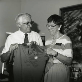 Unidentified Man & Louise Emment (1 of 2)