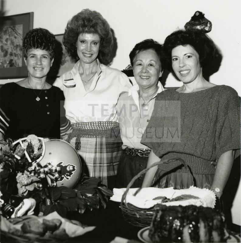 Unidentified Group of 4 Women & Food