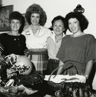 Unidentified Group of 4 Women & Food
