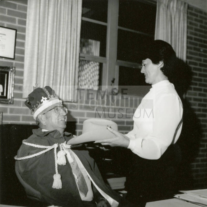 Merry-maker King of Oktoberfest has a special role - Tempe Daily News - October 4, 1985