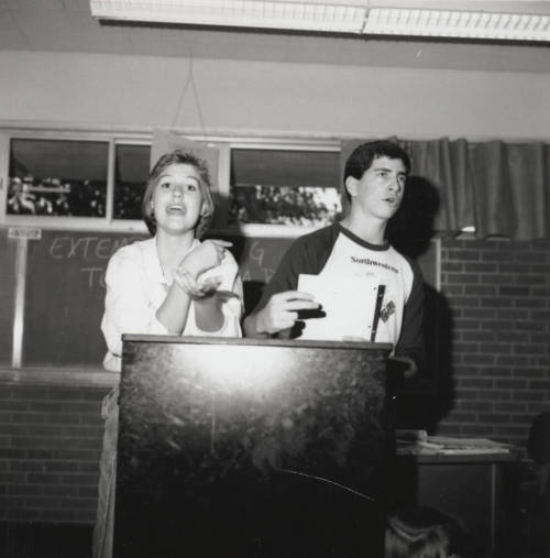 High school groups merge - Tempe Daily News - October 5, 1985
