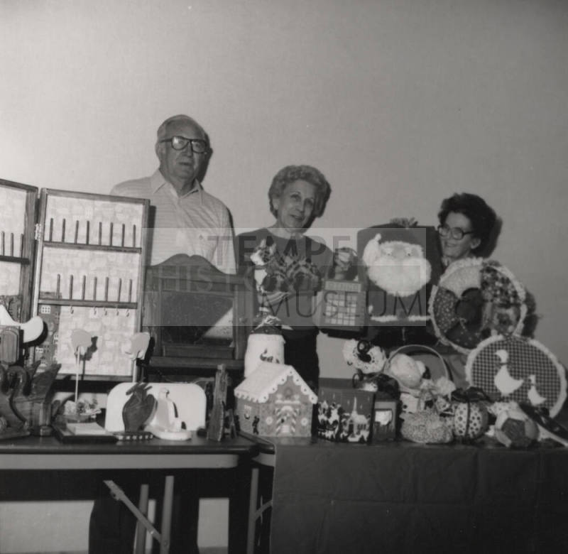 Crafts sale showcases seniors' talents - Tempe Daily News - October 10, 1985 - (1 of 2)