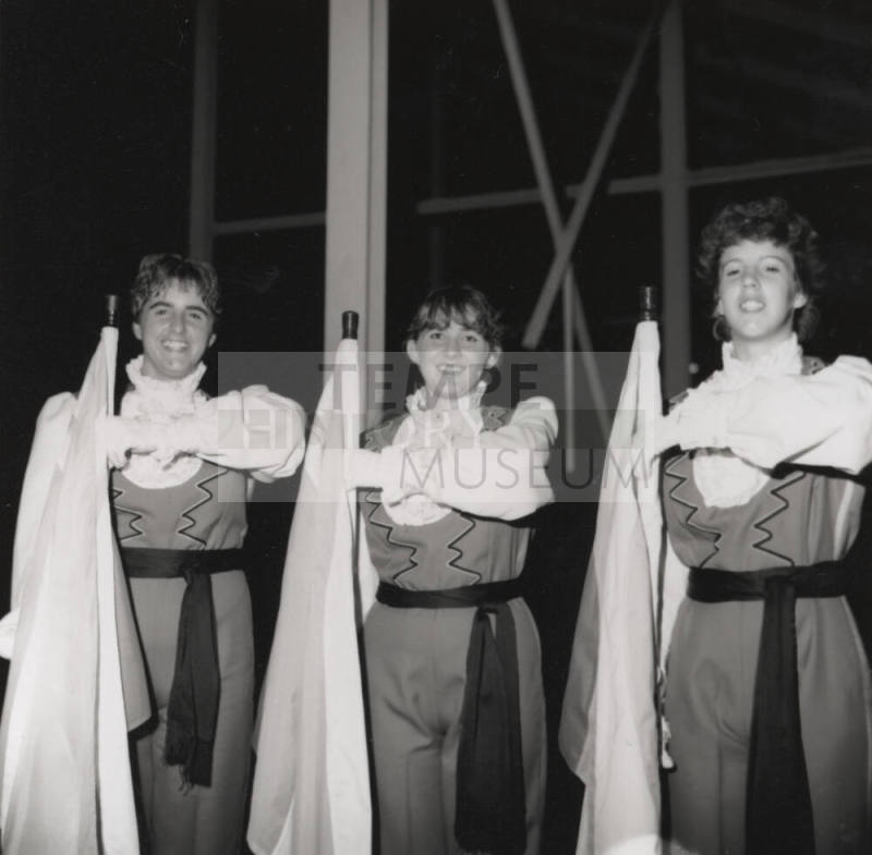 Color guard members give time freely - Tempe Daily News - October 12, 1985 - (1 of 2)