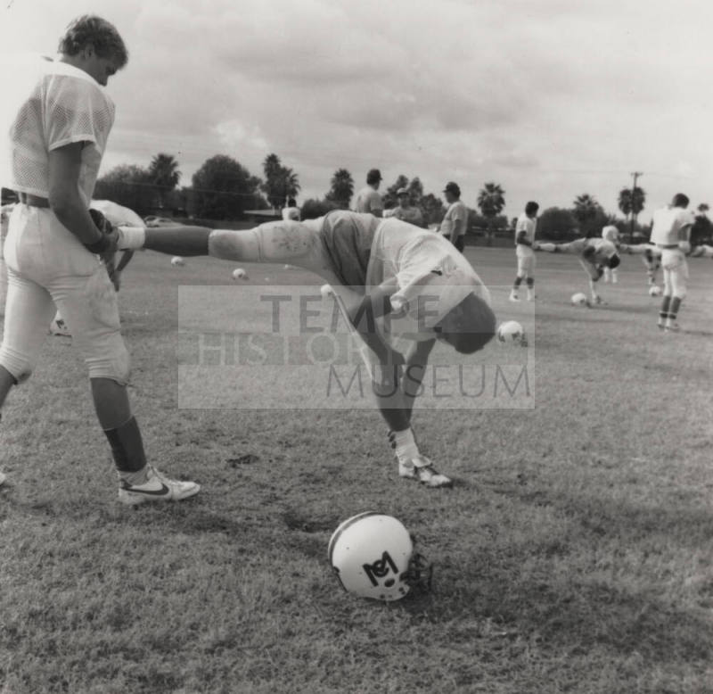 Football is hard work: McClintock high school players examine 1985 season, October 19, 1985