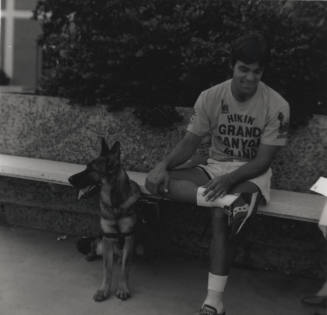 Hikin' blind: student tackles Grand Canyon for Miss Liberty, November 2, 1985