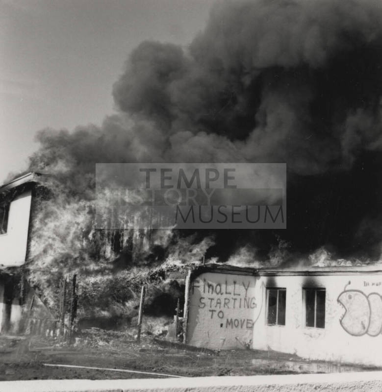 Controlled Burn - Tempe Daily News, November 12, 1985