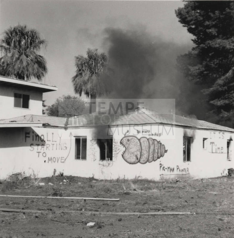 Controlled Burn - Tempe Daily News, November 12, 1985
