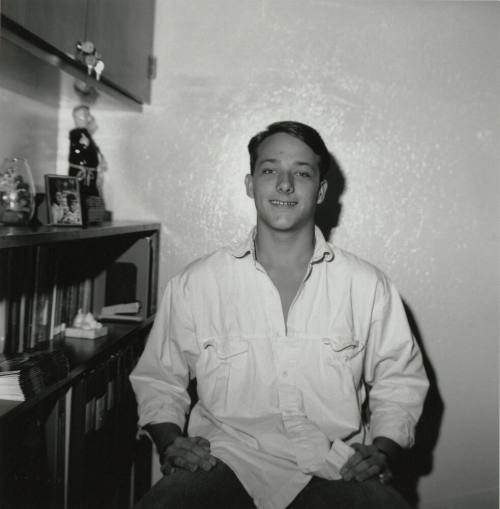 Man posing for the camera. - November 1985