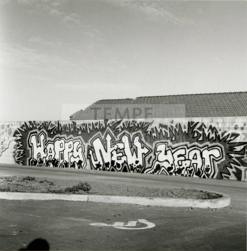 Happy New Year Graffiti