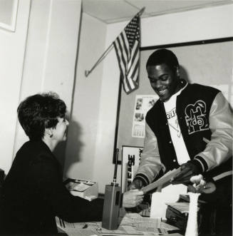 Marcos student's message:  Go for it! - Tempe Daily News - February 1, 1986