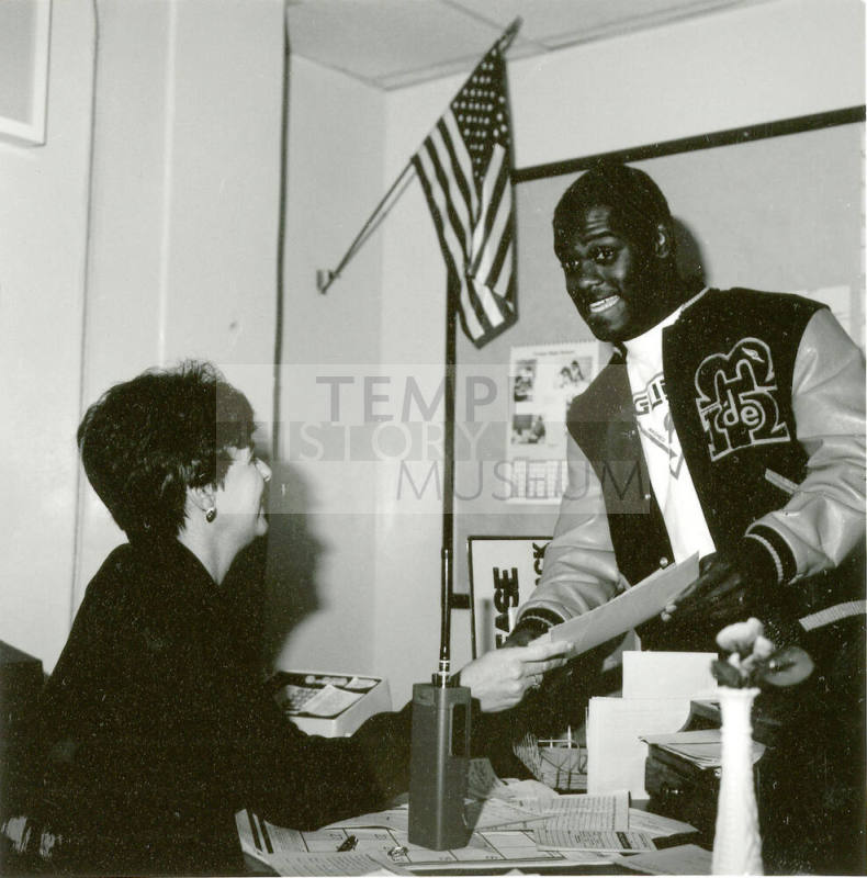 Marcos student's message:  Go for it! - Tempe Daily News - February 1, 1986