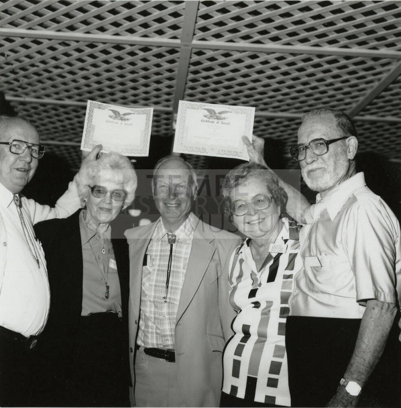 Looking Good: Service Volunteers Honored - Tempe Daily News, March 1, 1986