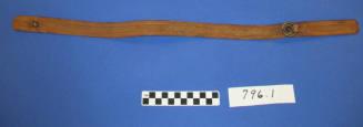 Leather tooled hatband