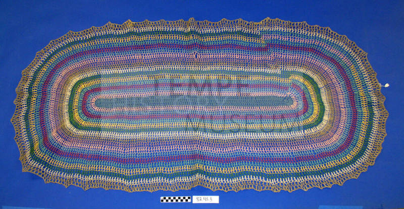 Crocheted rug