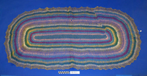 Crocheted rug
