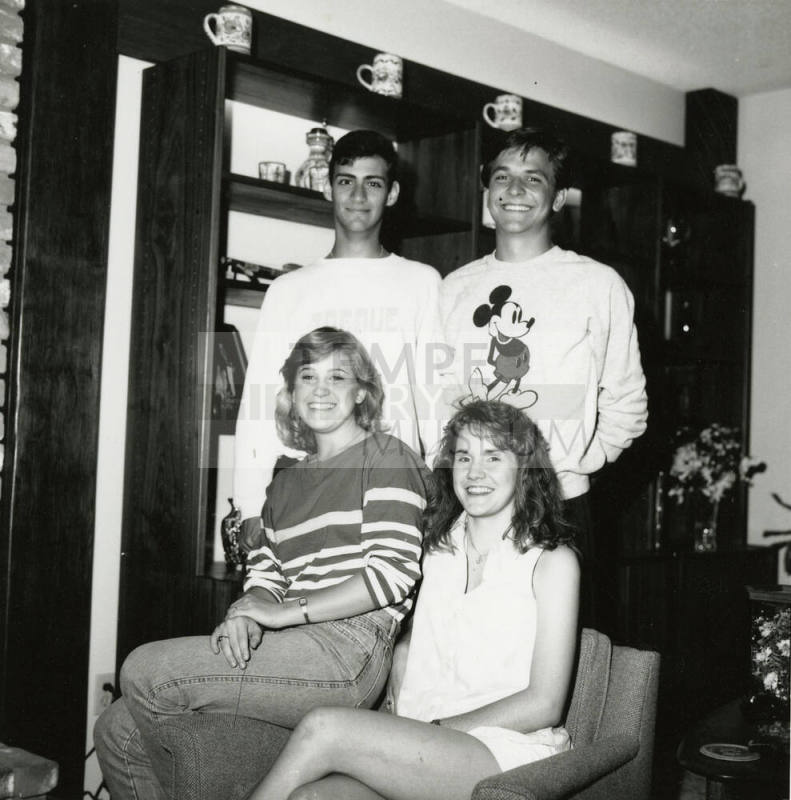Unidentified group of four