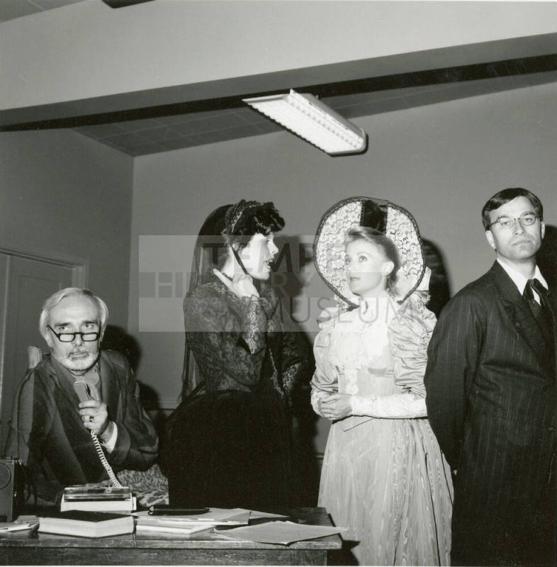 Unidentified Group of 2 Men & 2 Women in Vintage Clothing