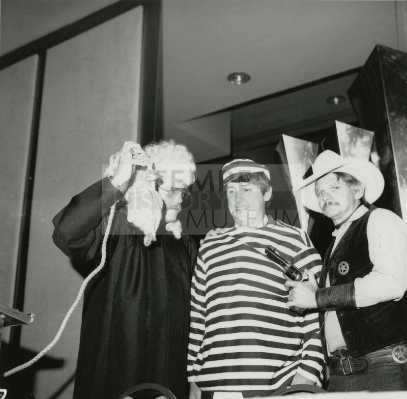 Jailbirds - City's bosses to help bail out cancer fund - Tempe Daily News - May 27, 1986
