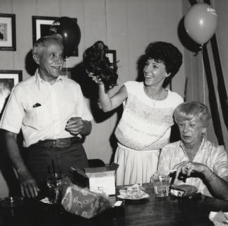 Unidentified Office Party of 2 Women & 1 Man - (3 of 3)